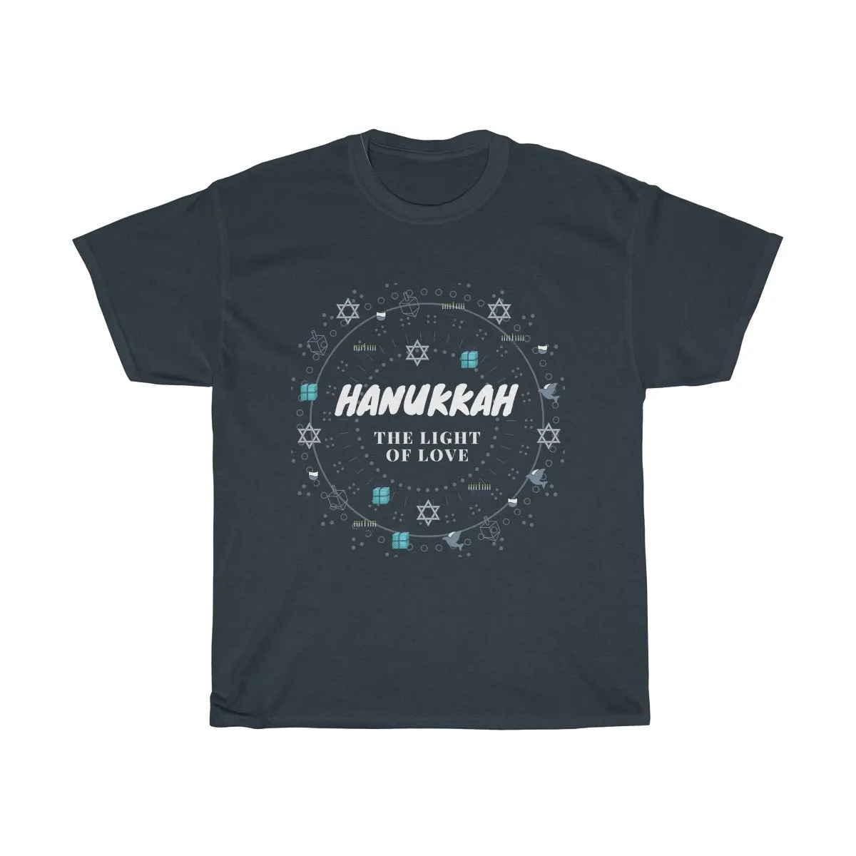Hanukkah - The Light of Love - Unisex Heavy Cotton Tee