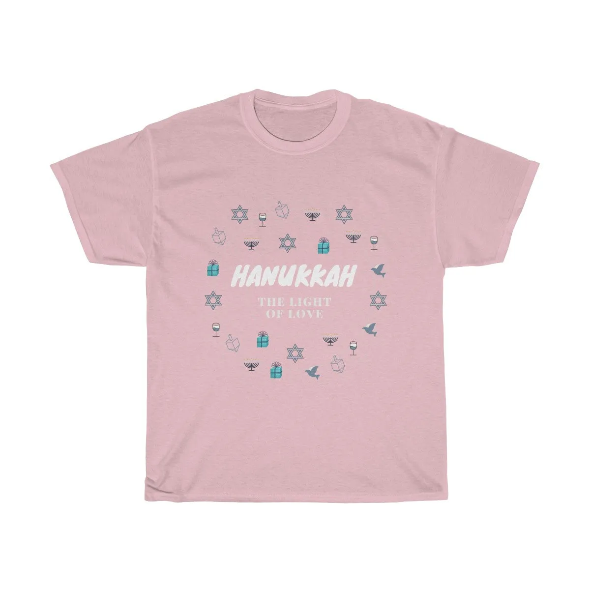 Hanukkah - The Light of Love - Unisex Heavy Cotton Tee