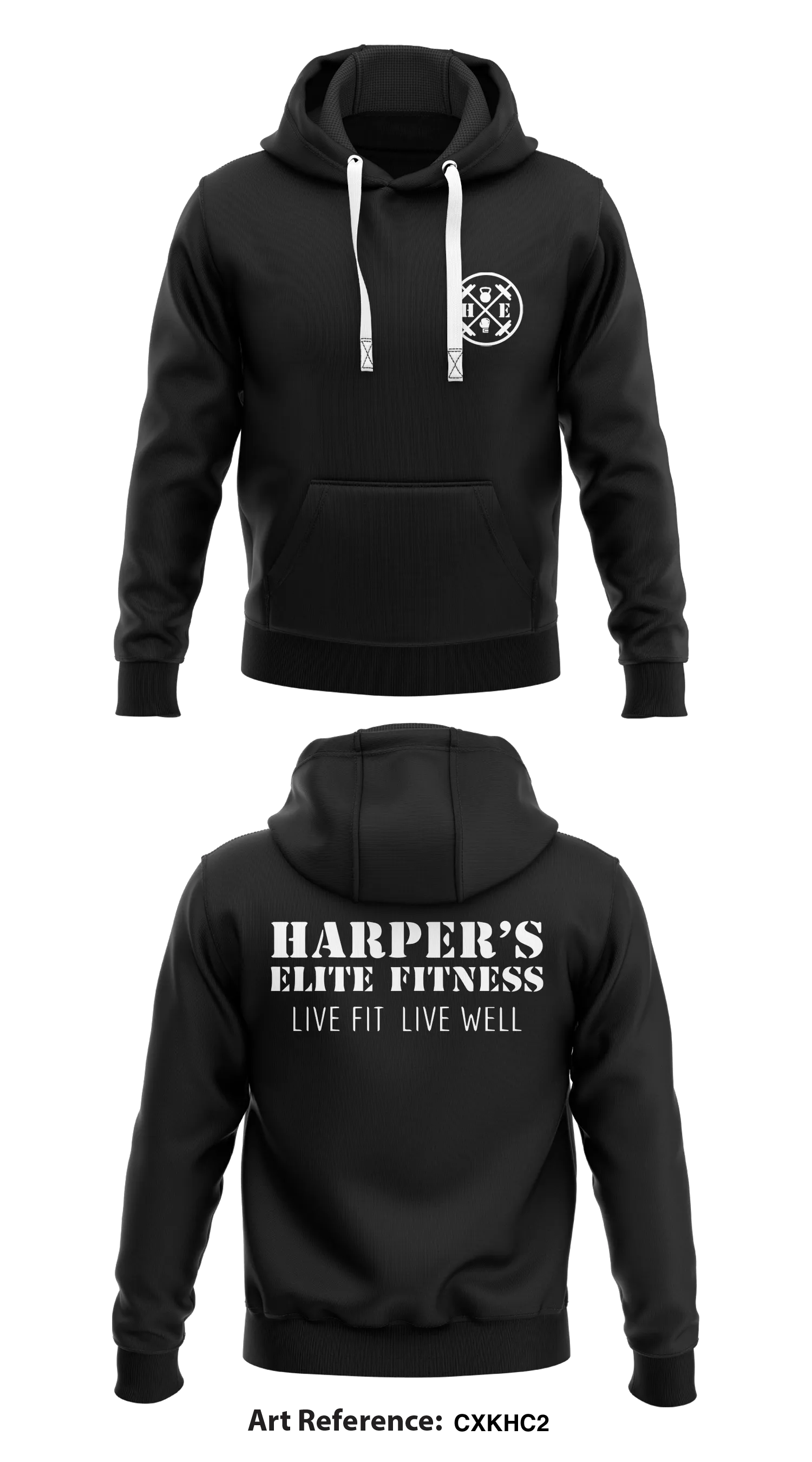 Harpers Elite Fitness Store 1  Core Men's Hooded Performance Sweatshirt - cxkHC2