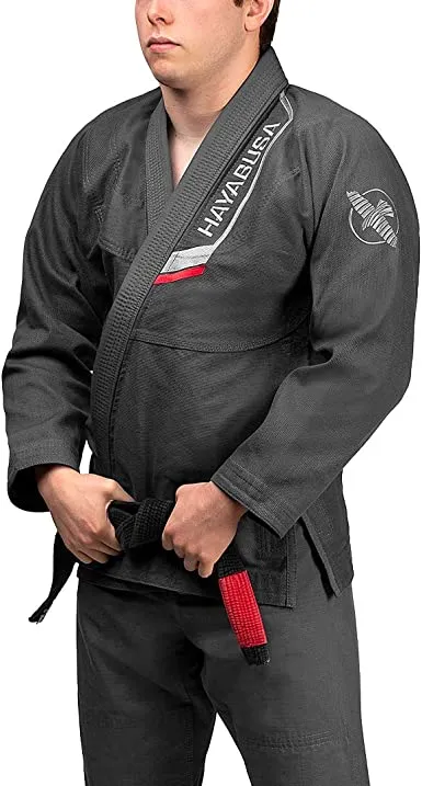 HAYABUSA® Ultra Lightweight Pearl Weave Jiu Jitsu Gi | Lightweight Gi | Many Sizes | Premium Cotton Blend | Gi for Men/ Women for Martial Arts Training and Fight - A0 A1 A2 A3 A4 A5|