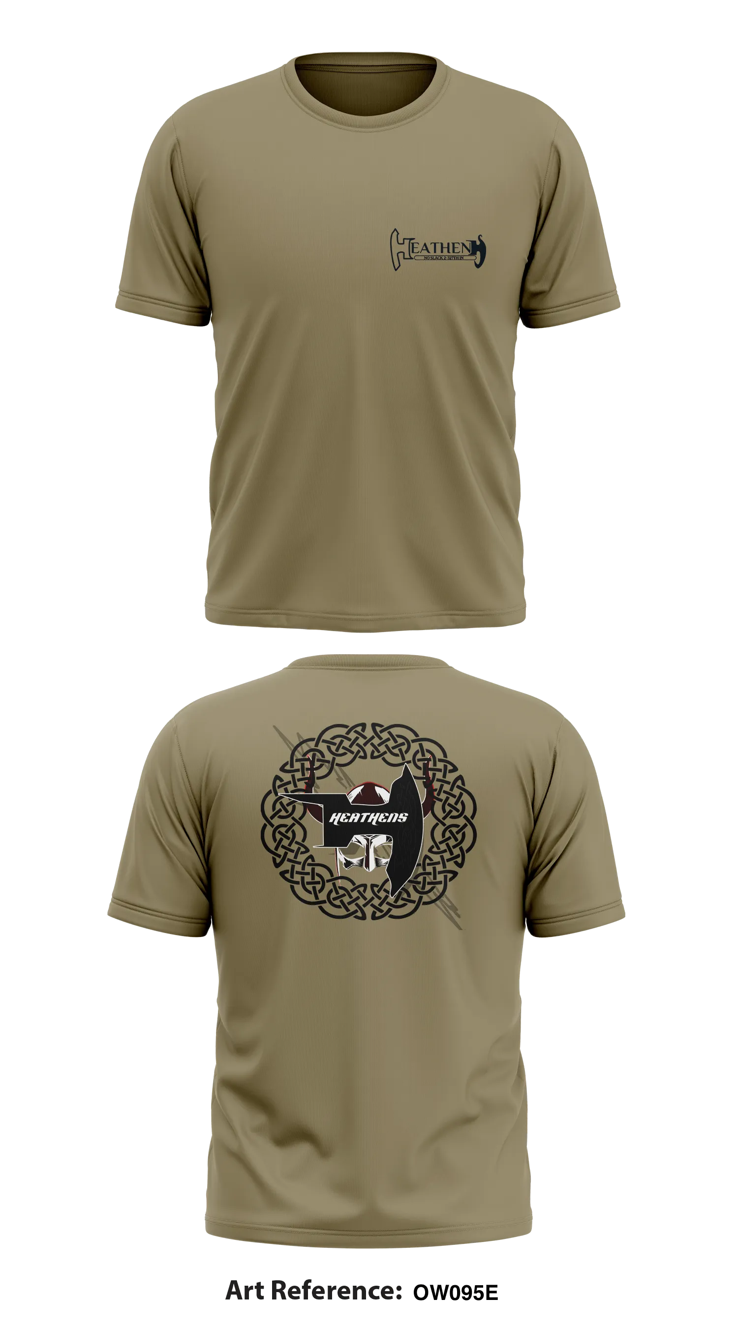 Heathens, DEMON Co, 2-327th IN Store 1 Core Men's SS Performance Tee - ow095e