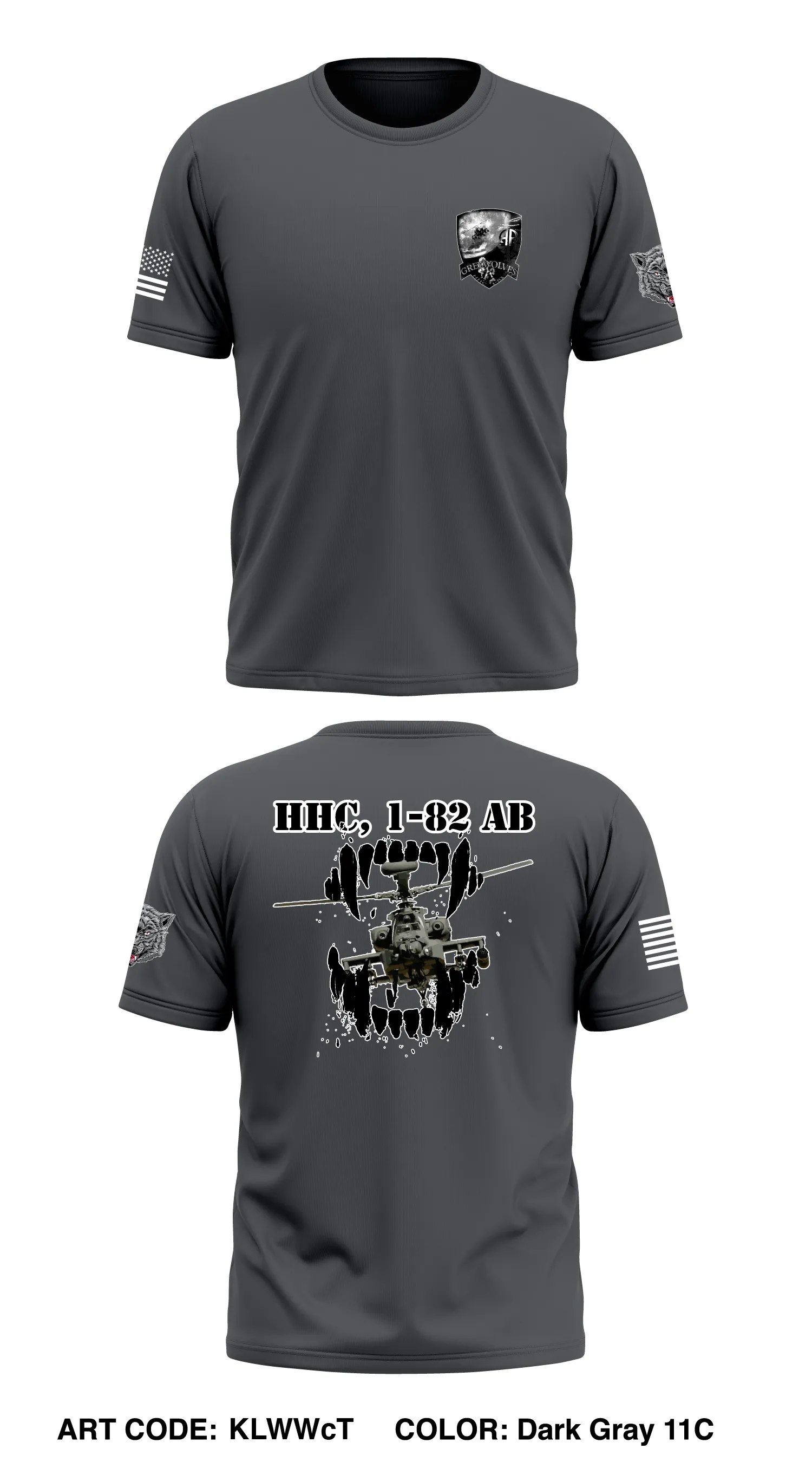 HHC, 1-82 AB Store 1 Core Men's SS Performance Tee - KLWWcT