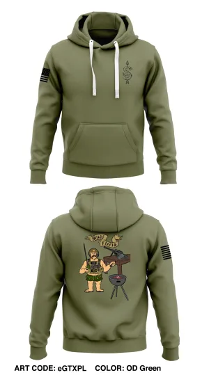 HHC  1/121 in/ 48th bgde  Store 1  Core Men's Hooded Performance Sweatshirt - eGTXPL