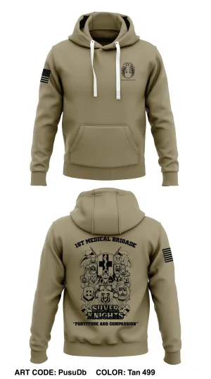 HHC, 1st Medical Brigade Store 1  Core Men's Hooded Performance Sweatshirt - PusuDb
