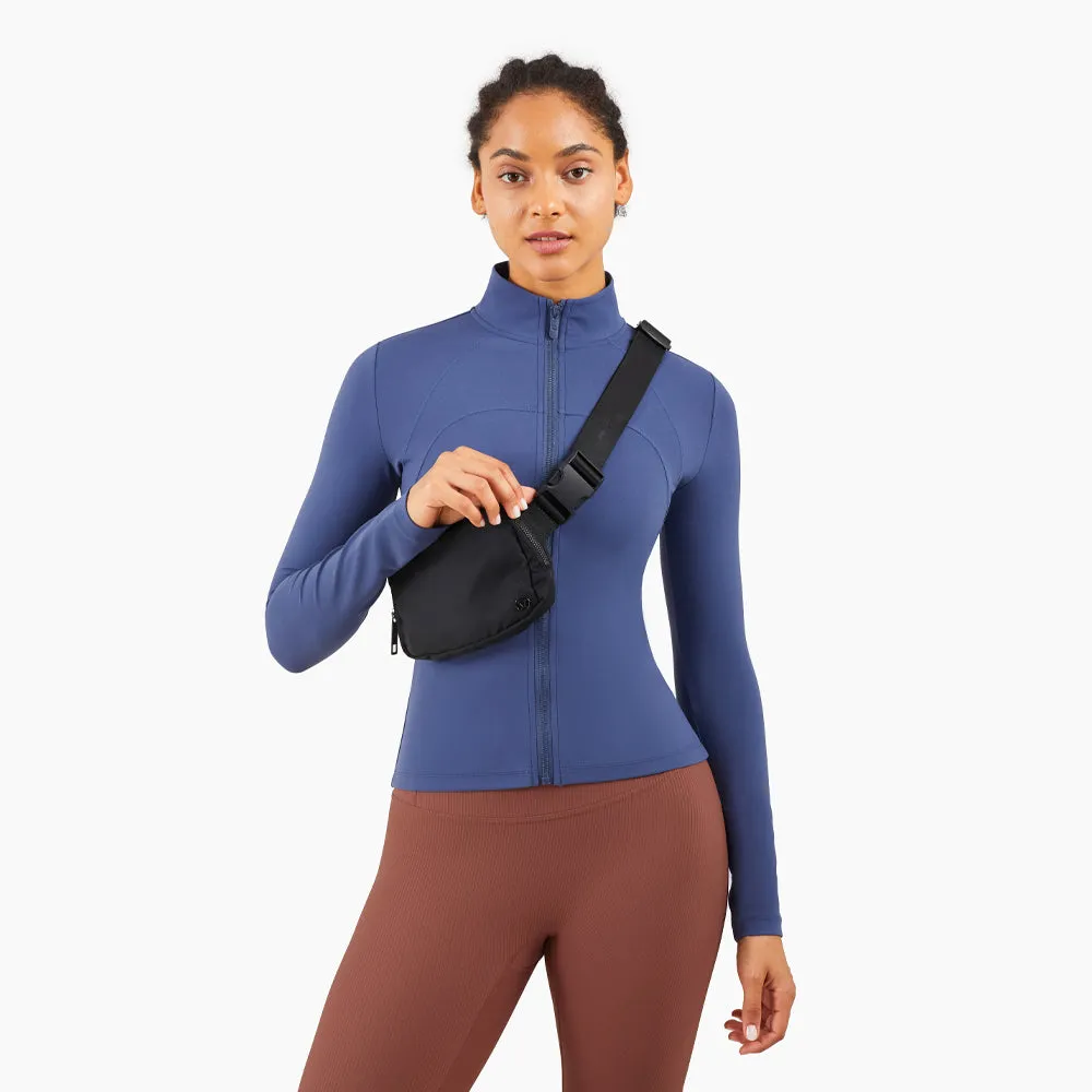 High Quality Sports Yoga Jacket Fashion Pink Breathable Sport Women Jacket Long Sleeved Sport Coat