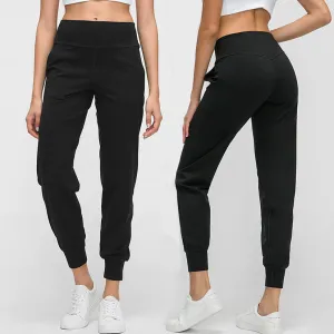 High Waist Stretch Fitted Yoga Compression Gym Pants With Pocket