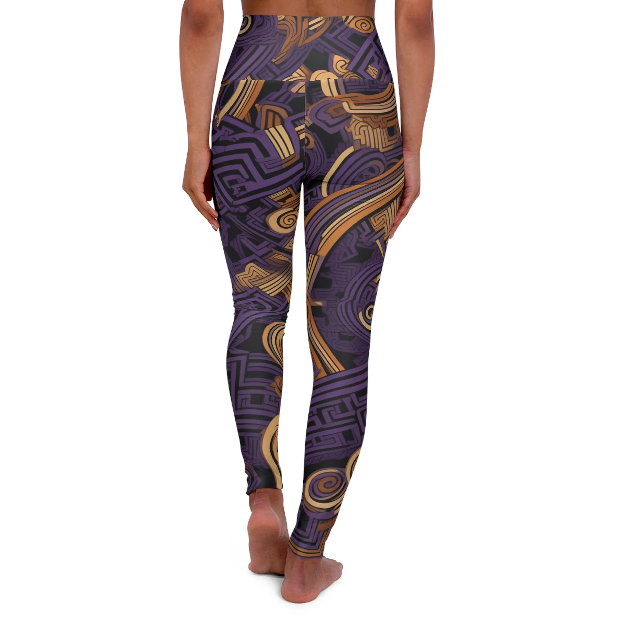 High Waisted Leggings - BaroqueRose.