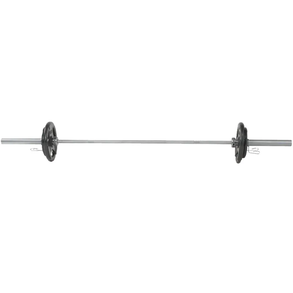 Hit Fitness 50kg Core Weight Set | Cast Iron Discs and Barbell