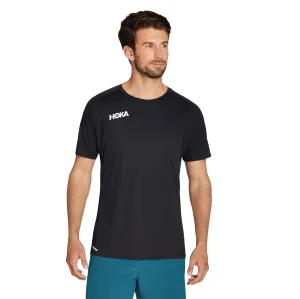 Hoka One One Men Glide Short Sleeve Black 1123725-BLK