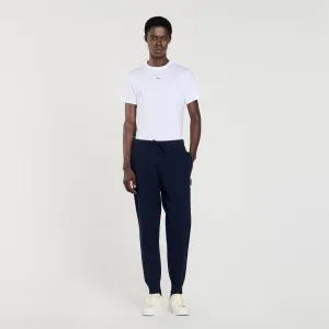 Home Jogging Patch En Cuir Knit Jogging Bottoms Navy Blue