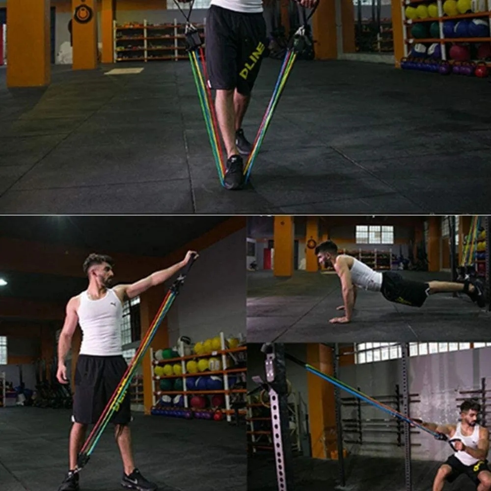 Homlly Fitness Resistance Band Home Kit (150LBS)