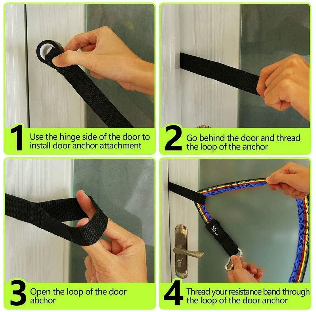 Homlly Fitness Resistance Band Home Kit (150LBS)