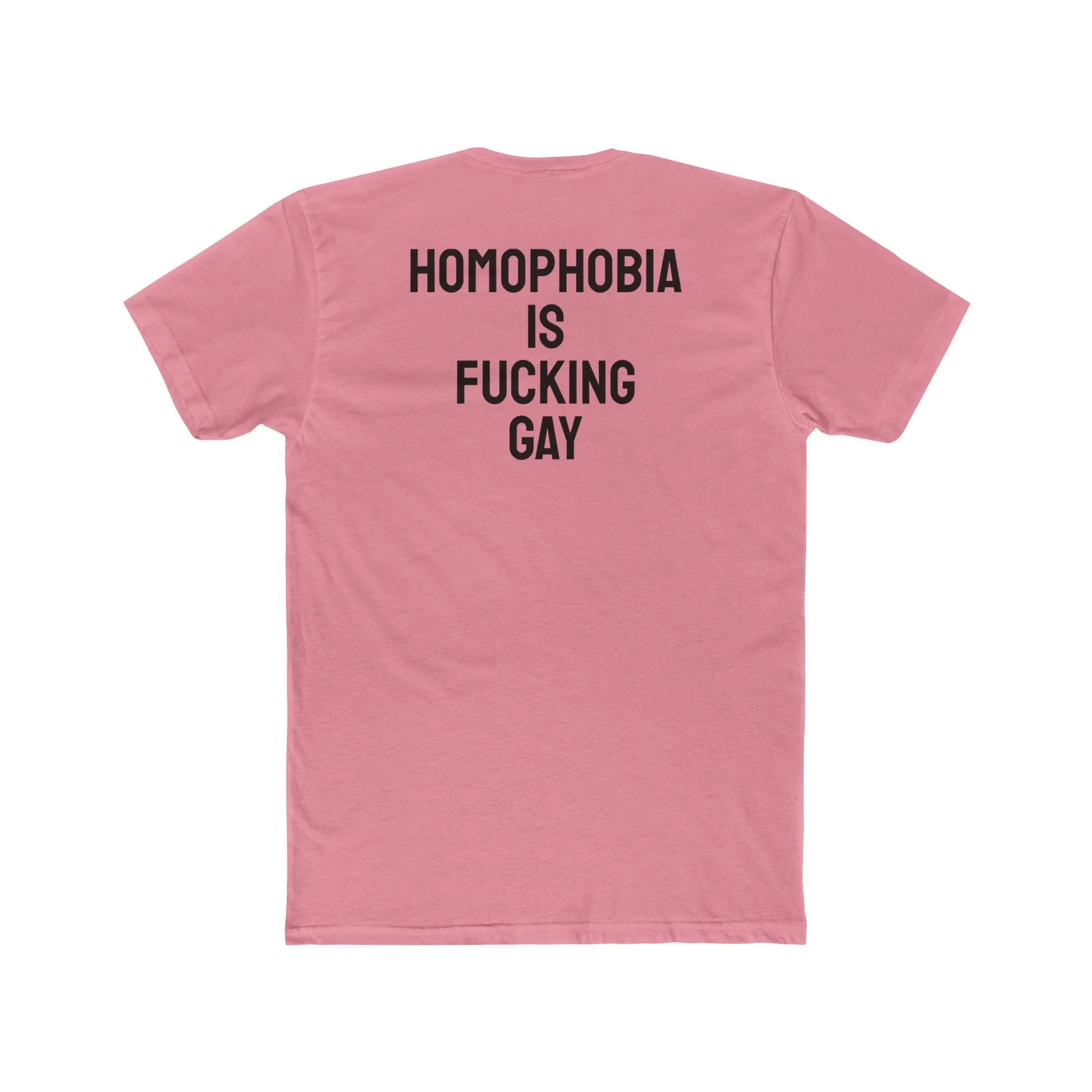 Homophobia Is Fucking Gay - Unisex Cotton Crew Tee