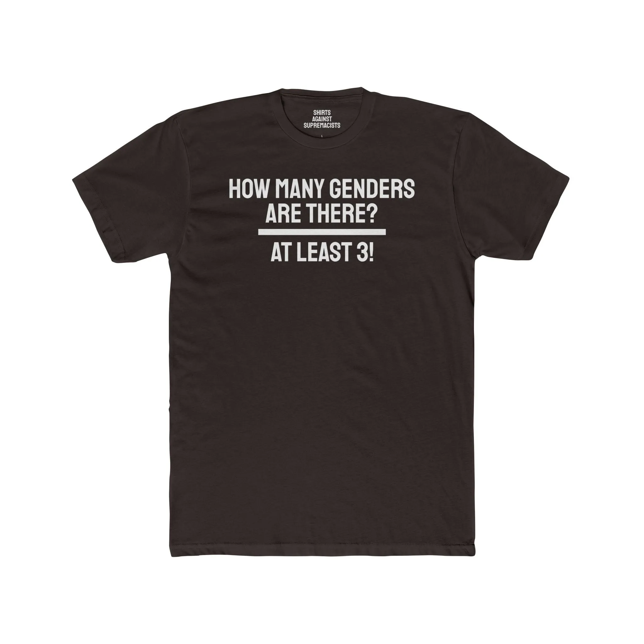 How Many Genders Are There? At Least 3! - Unisex Cotton Crew Tee
