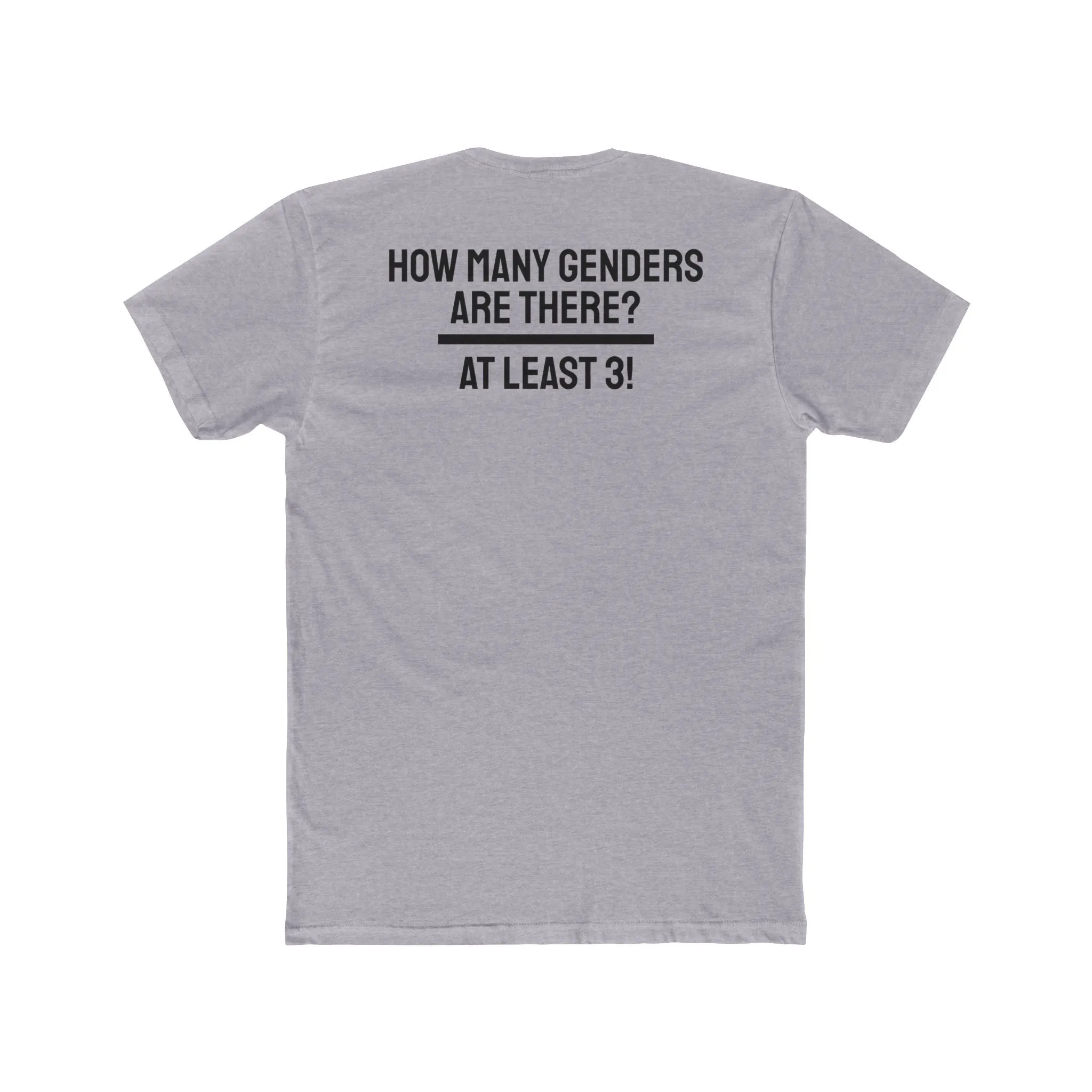 How Many Genders Are There? At Least 3! - Unisex Cotton Crew Tee