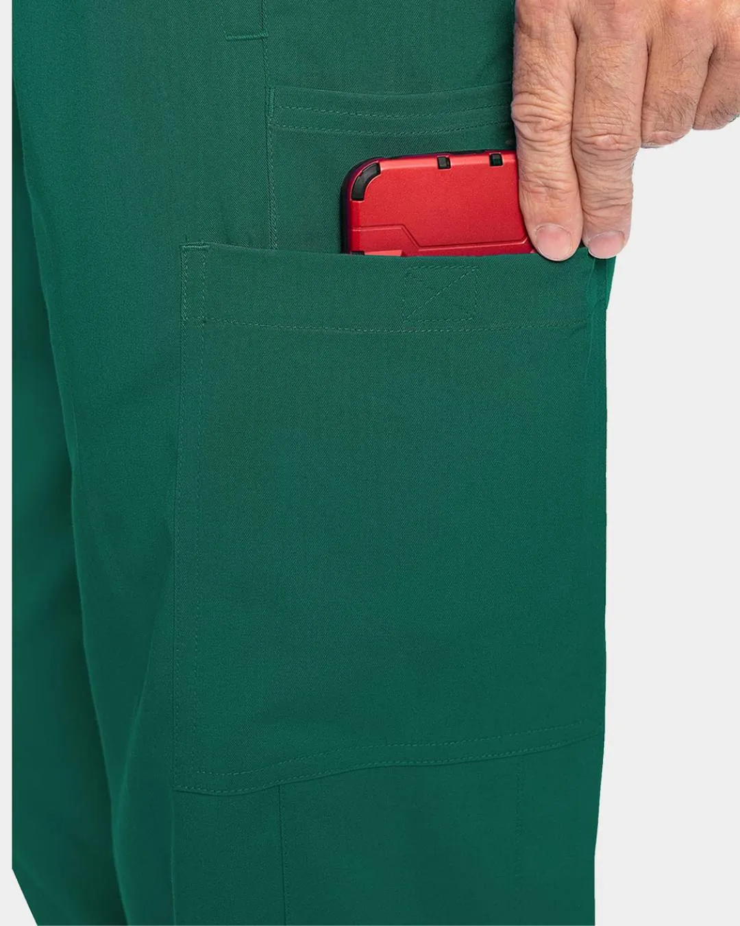 Hutton Straight Leg Pant - Hunter Green - L - 7779