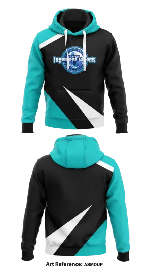 Ingenious Esports Store 1 Core Men's Hooded Performance Sweatshirt - AsmDuP