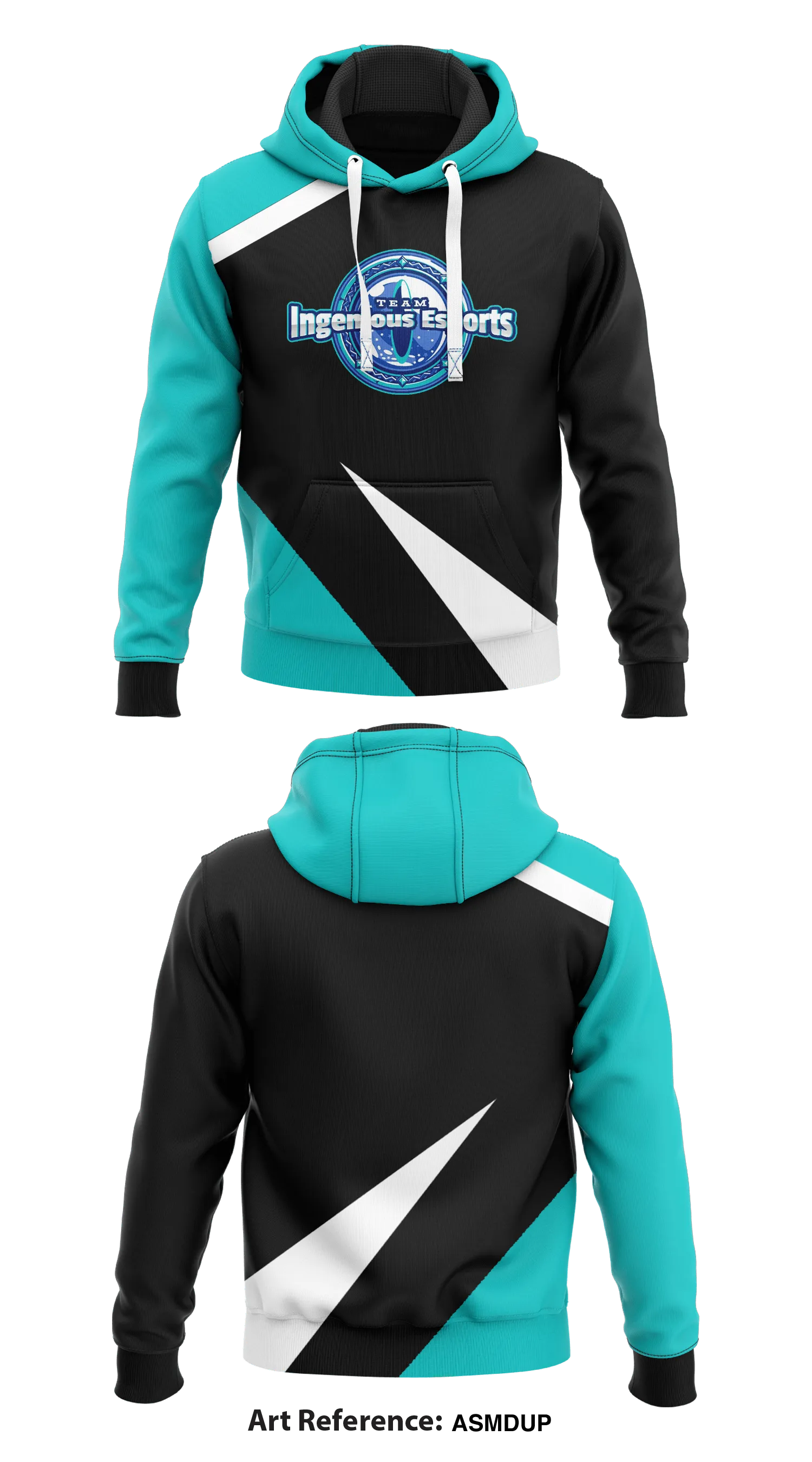 Ingenious Esports Store 1 Core Men's Hooded Performance Sweatshirt - AsmDuP