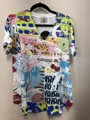 INOAH TEA & JOURNAL V-NECK SHORT SLV