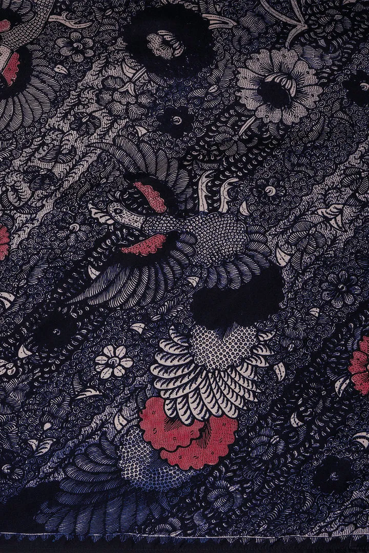 Iris Top - Peacock Ink