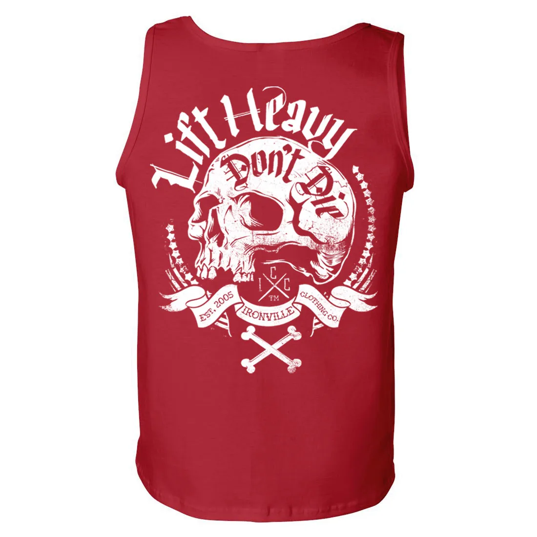 Ironville DON'T DIE Standard Cut Gym Tank Top