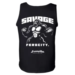 Ironville SAVAGE FEROCITY Standard Cut Gym Tank Top