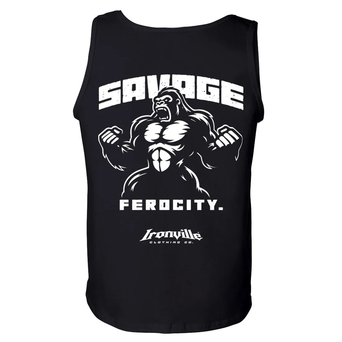 Ironville SAVAGE FEROCITY Standard Cut Gym Tank Top