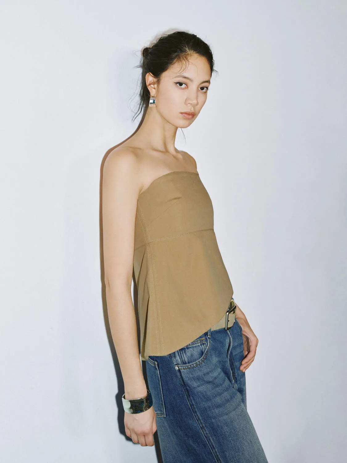 Irregular Bandeau Tops