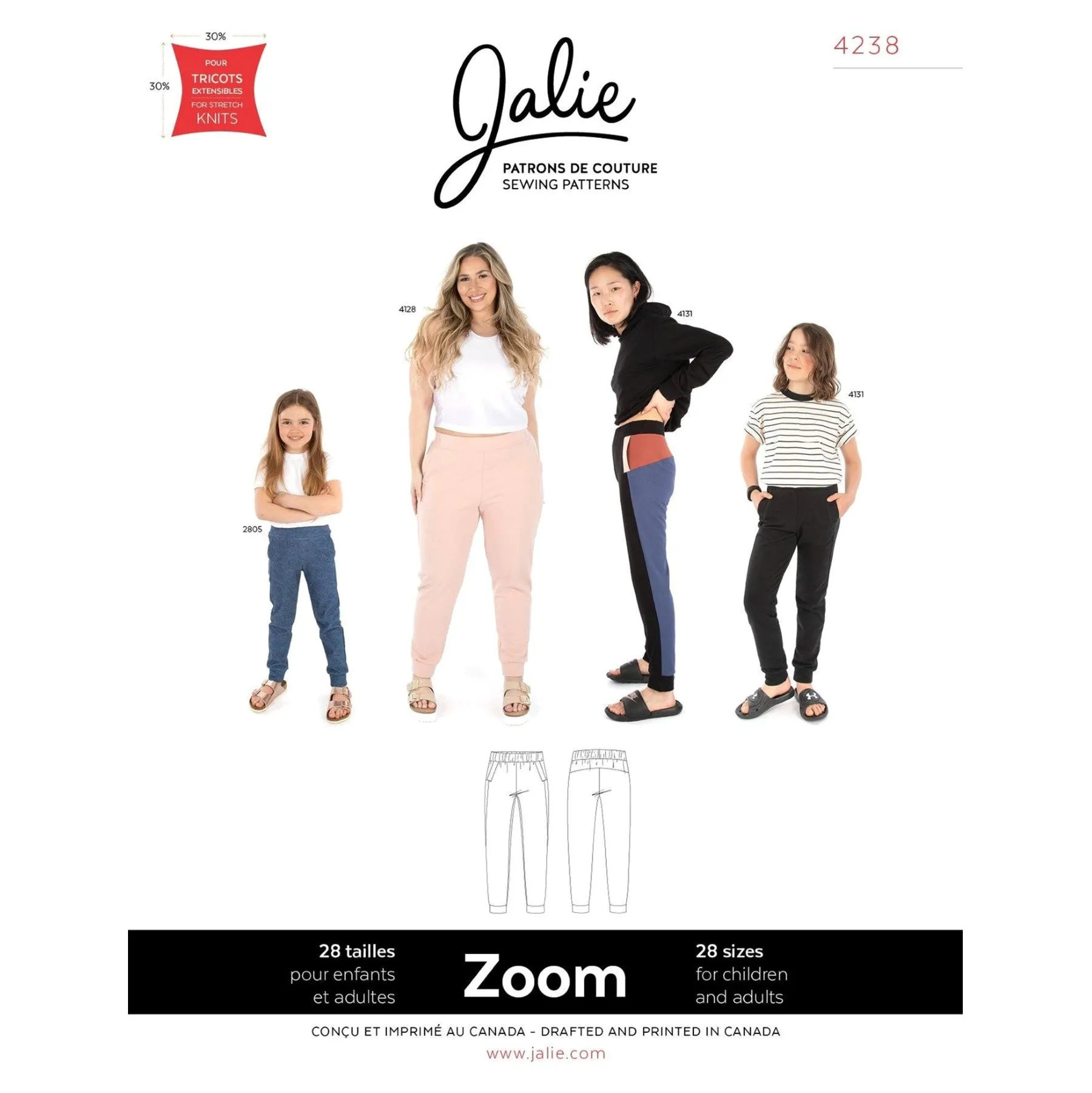 Jalie Pattern 4238 Zoom Jogger