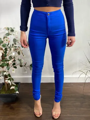 JC & JQ Super Stretch Disco Jeans (Royal Blue) GP2100-RY