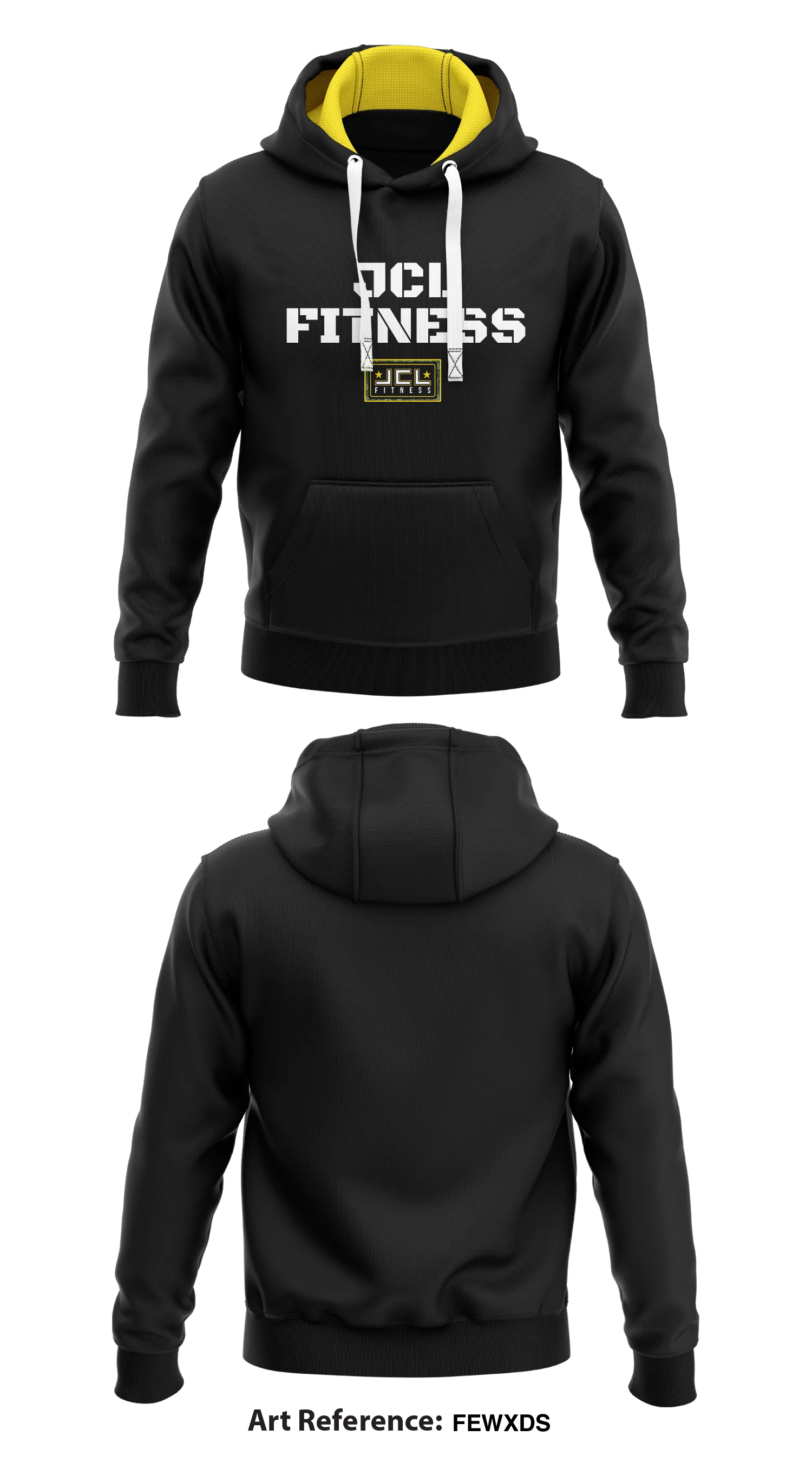 JCL FITNESS Store 1 Core Men's Hooded Performance Sweatshirt - FEwXDS