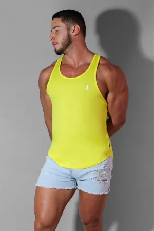 JJ Cool-Dry Gym Stringer - Lemon Yellow