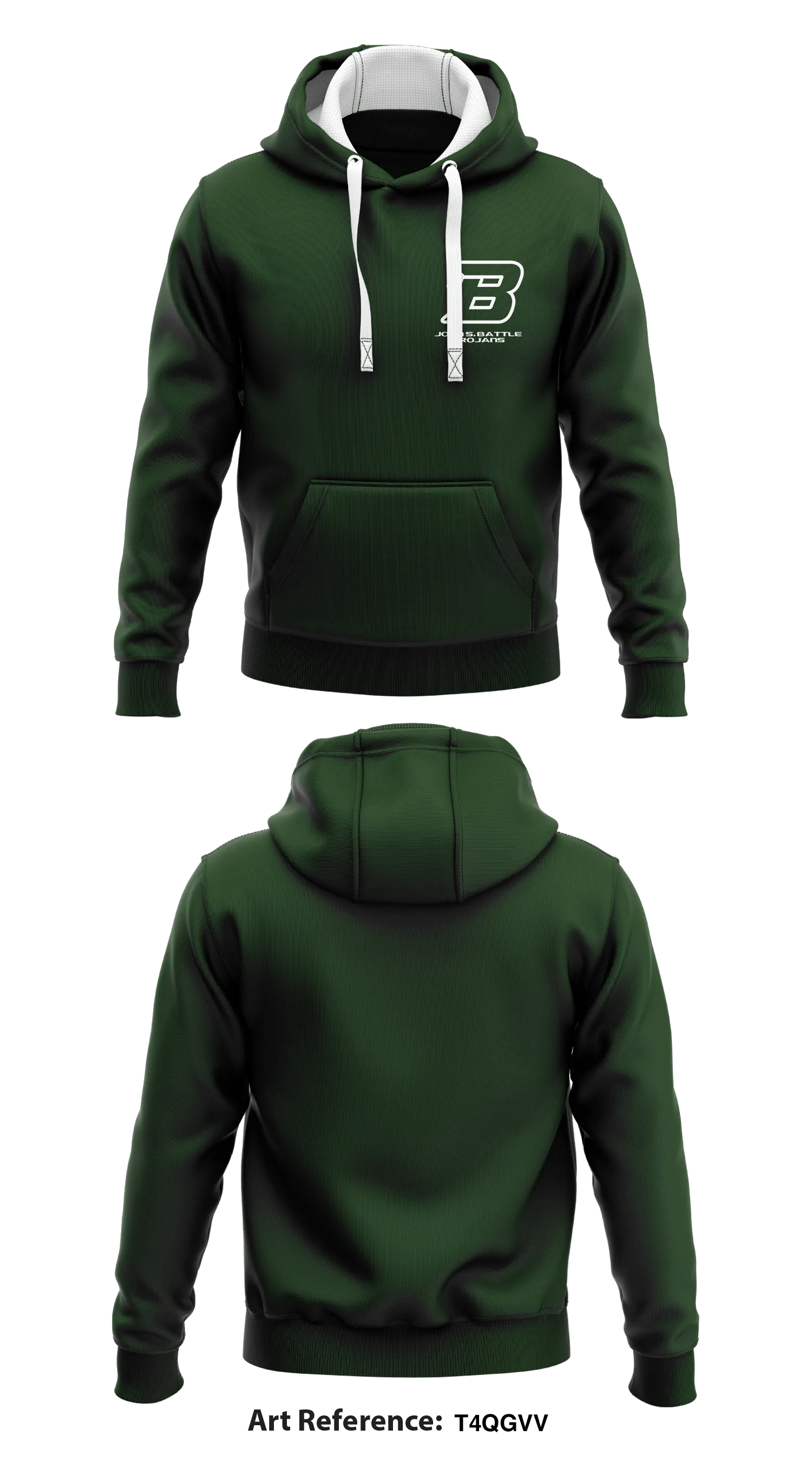 John S. Battle Trojans  Core Men's Hooded Performance Sweatshirt - t4QGvv