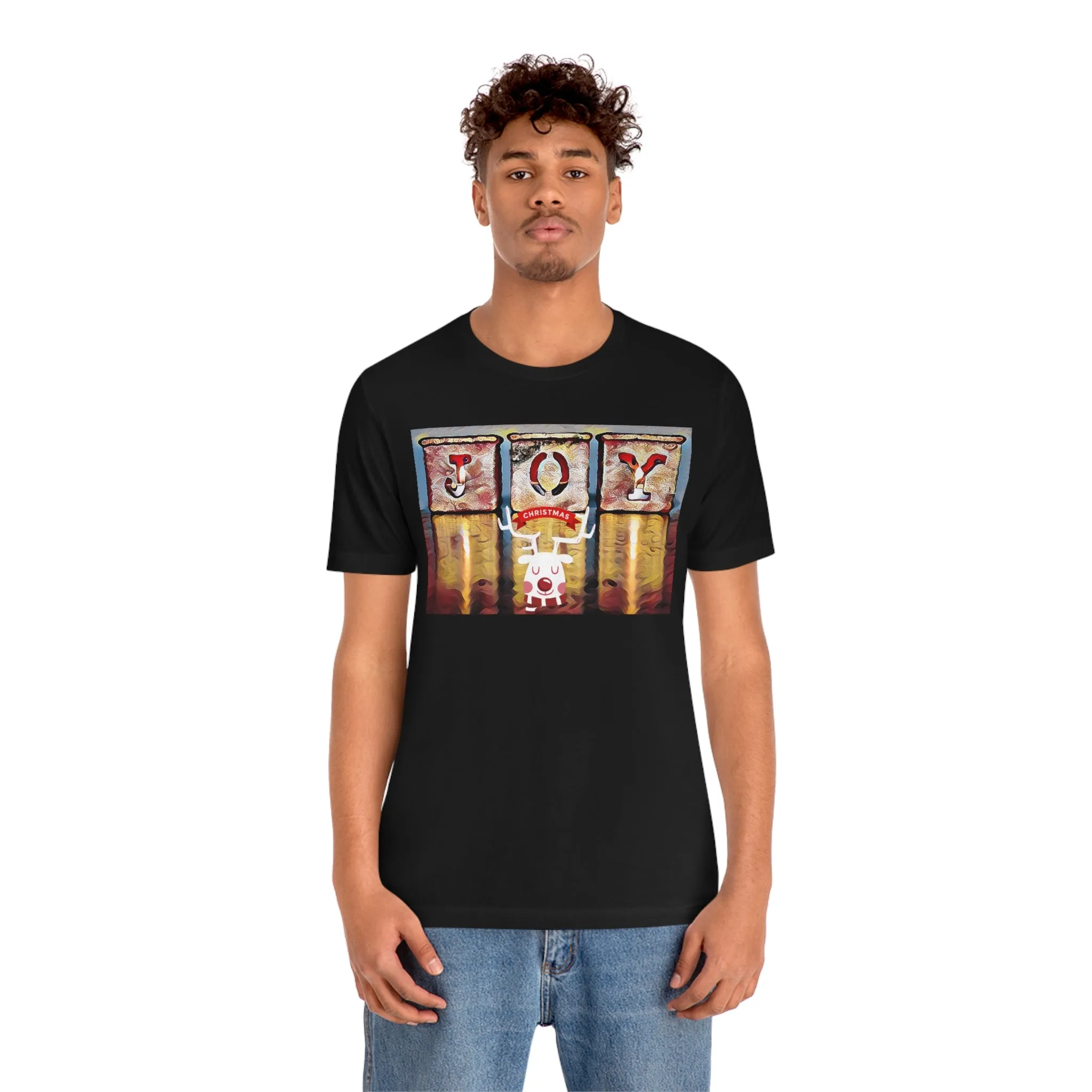 Joy & Merry Christmas Short Sleeve Tee