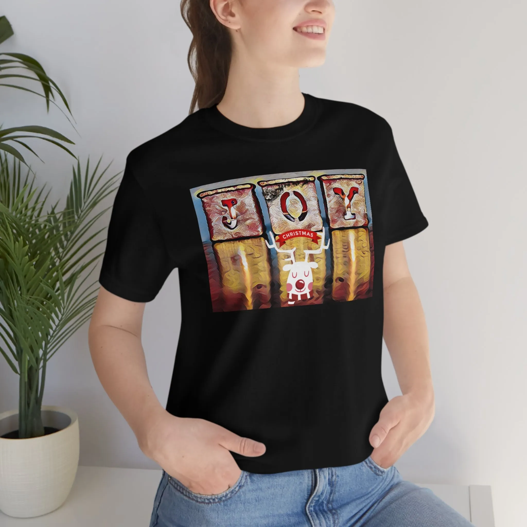 Joy & Merry Christmas Short Sleeve Tee
