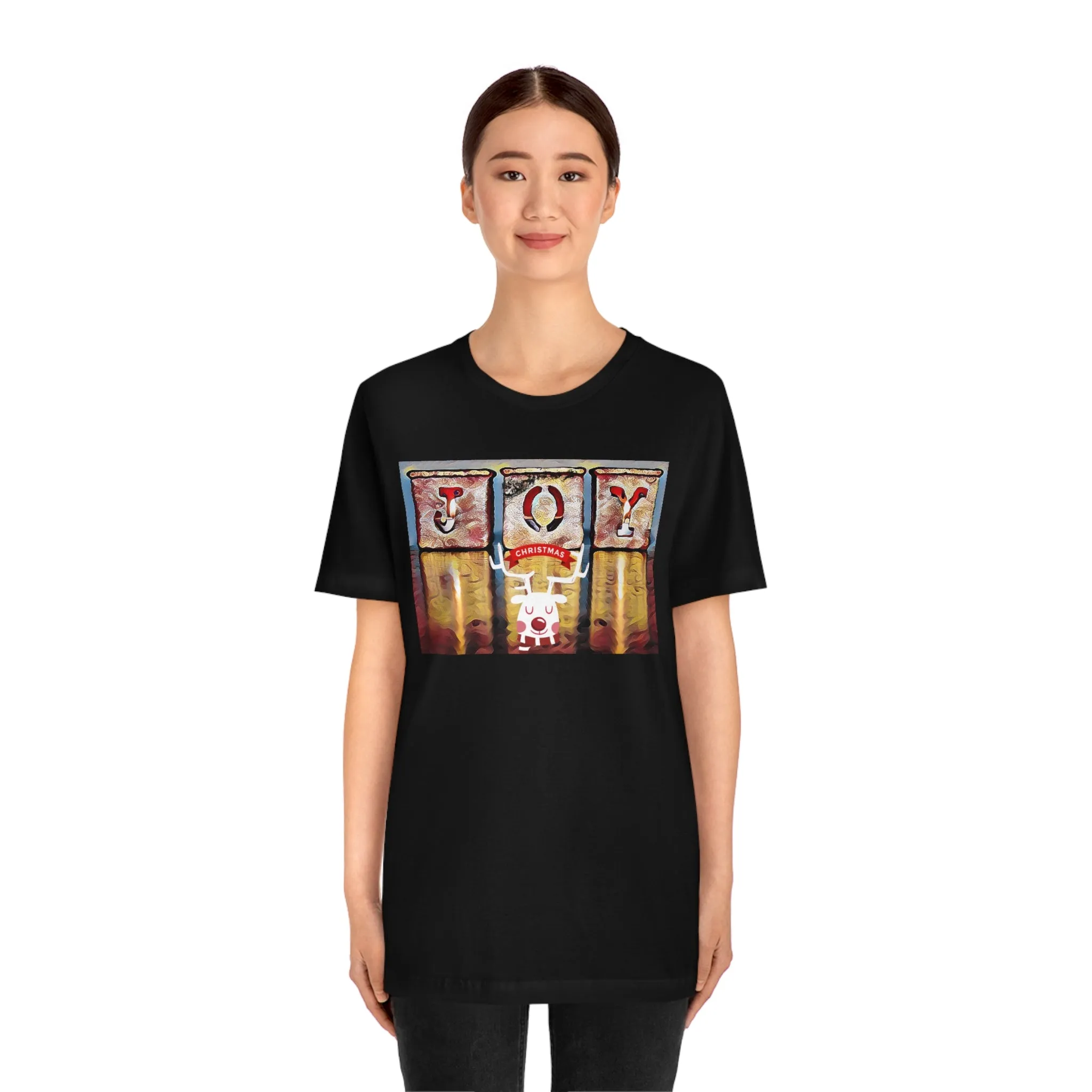 Joy & Merry Christmas Short Sleeve Tee