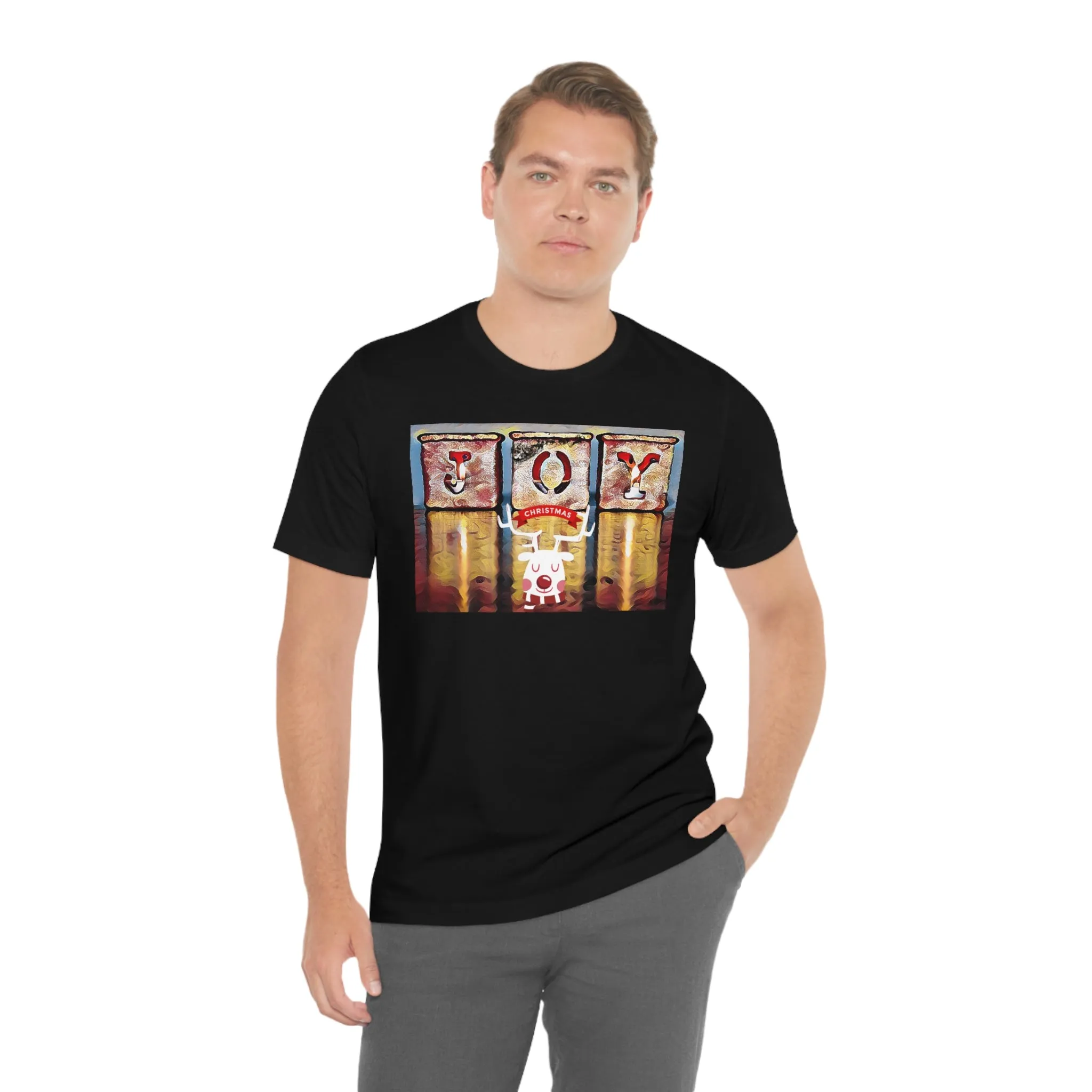 Joy & Merry Christmas Short Sleeve Tee
