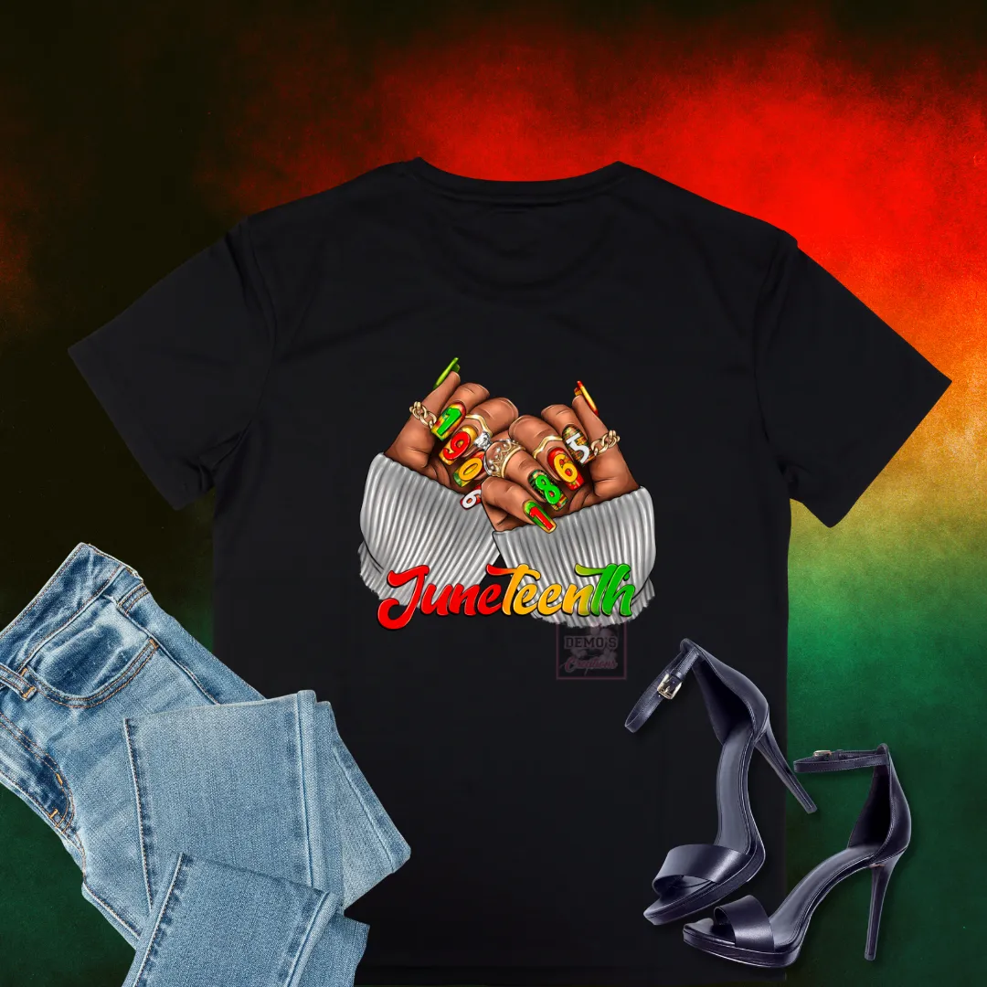 Juneteenth Ladies Hands T-Shirt