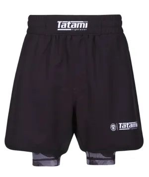 Kids Renegade Hybrid Shorts - Black & Grey