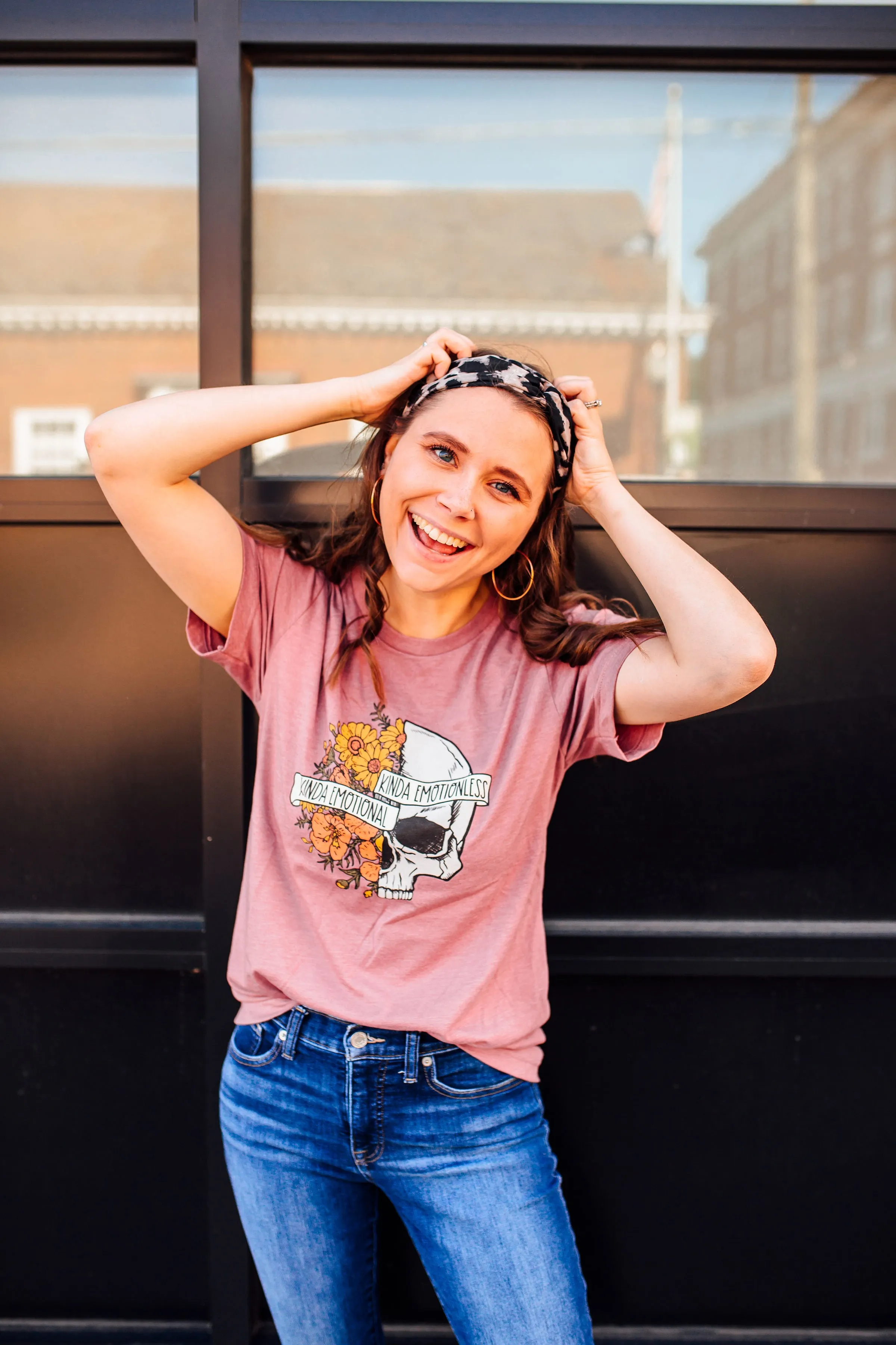 Kinda Emotional Kinda Emotionless © Unisex Top (Heather Mauve)