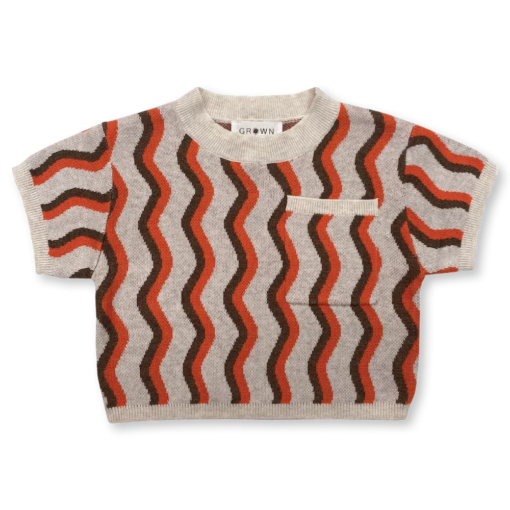 Knit Tee - Wave