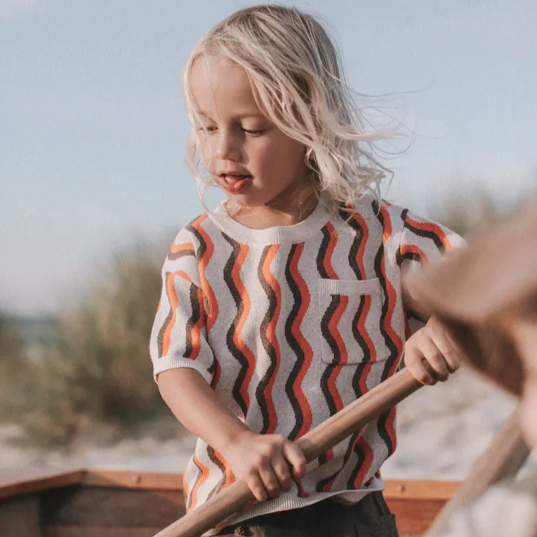 Knit Tee - Wave