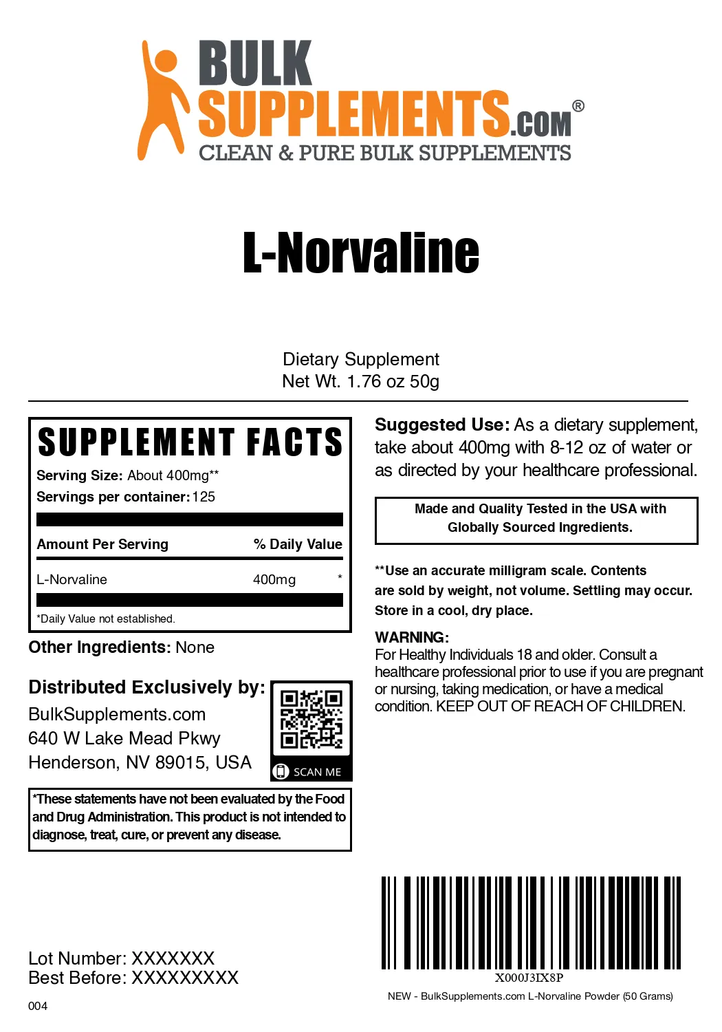 L-Norvaline Powder