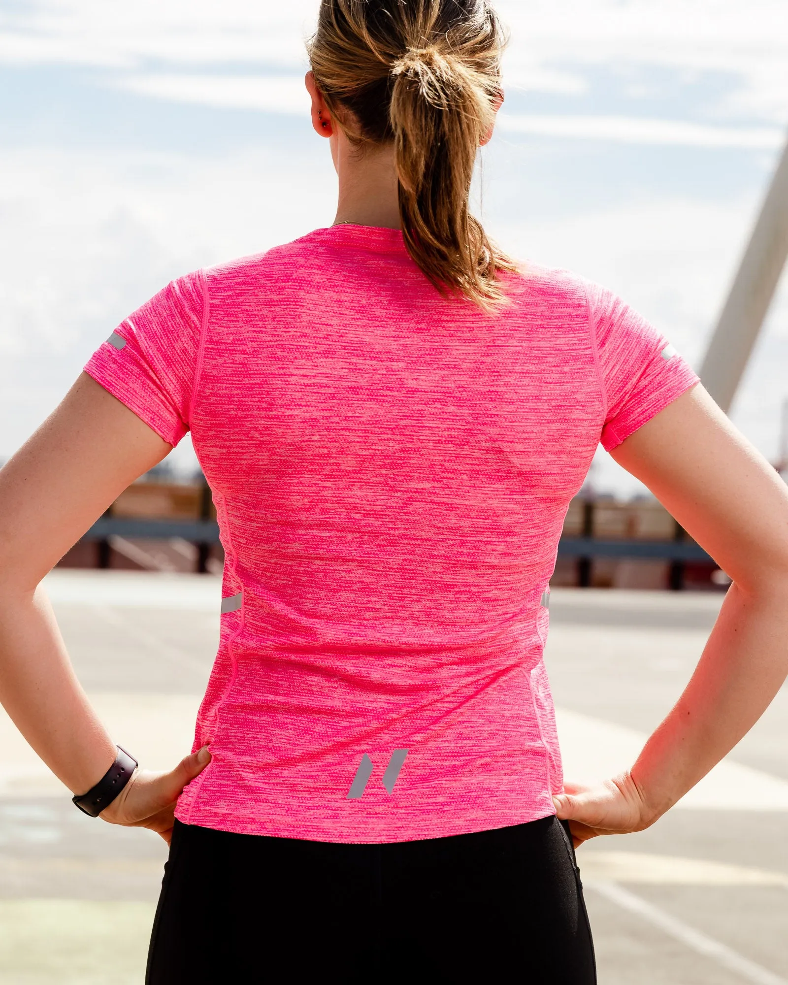 Ladies "CoolTech" Pink Run Shirt