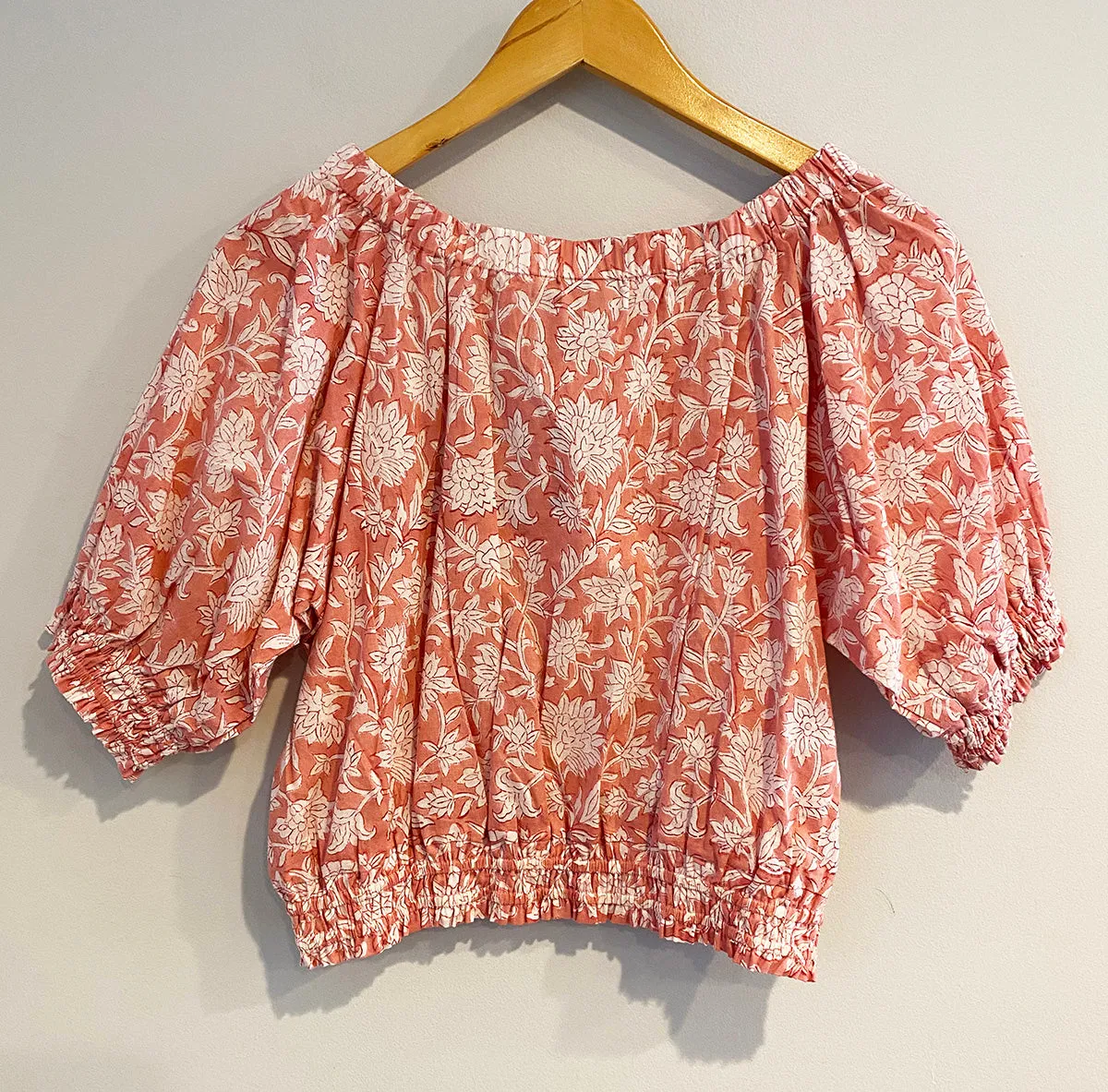 Lala Top | Blush Floral