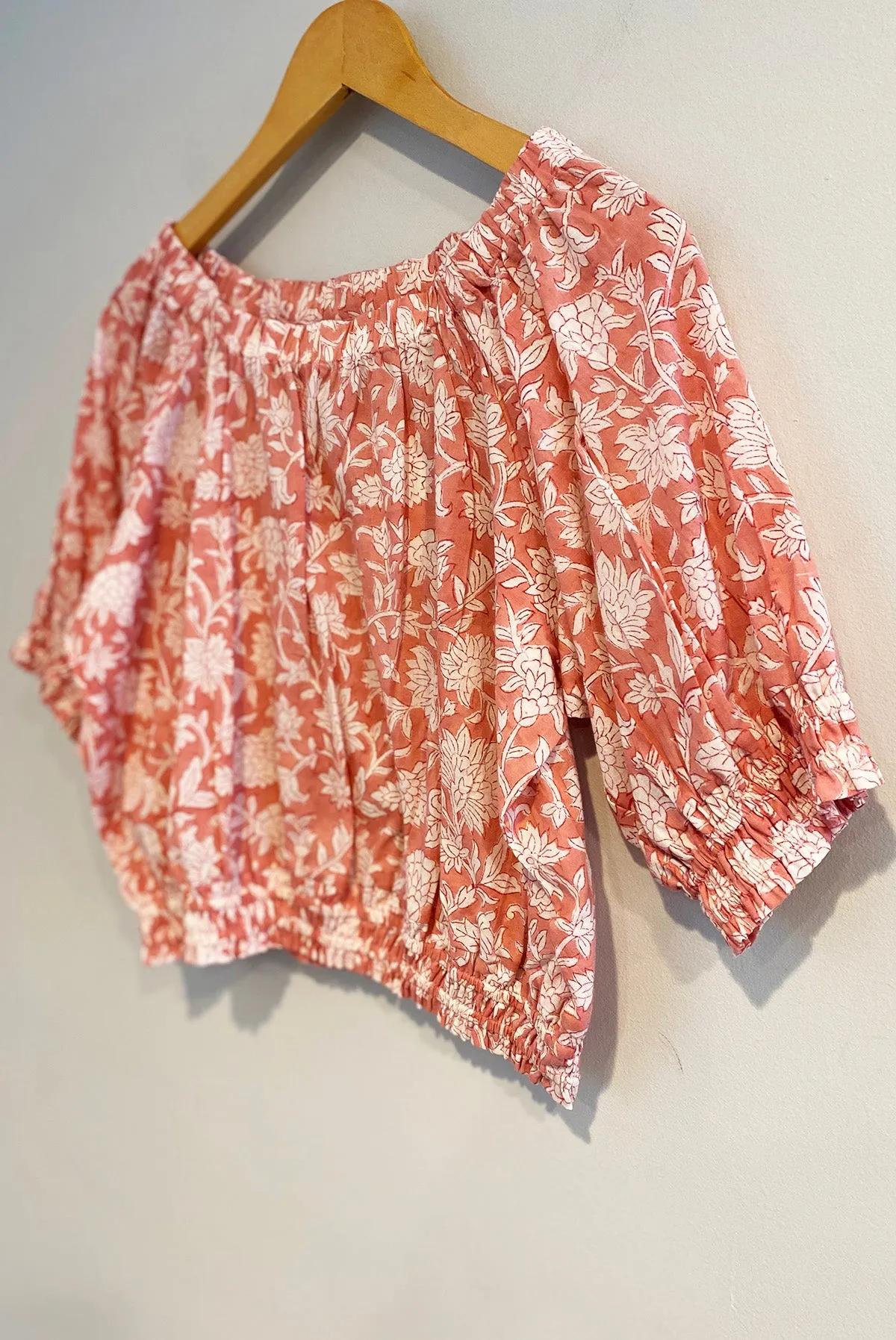 Lala Top | Blush Floral