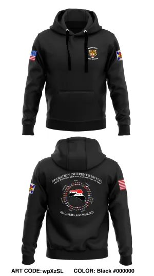 LANG 256th IBCT Store 1  Core Men's Hooded Performance Sweatshirt - wpXzSL