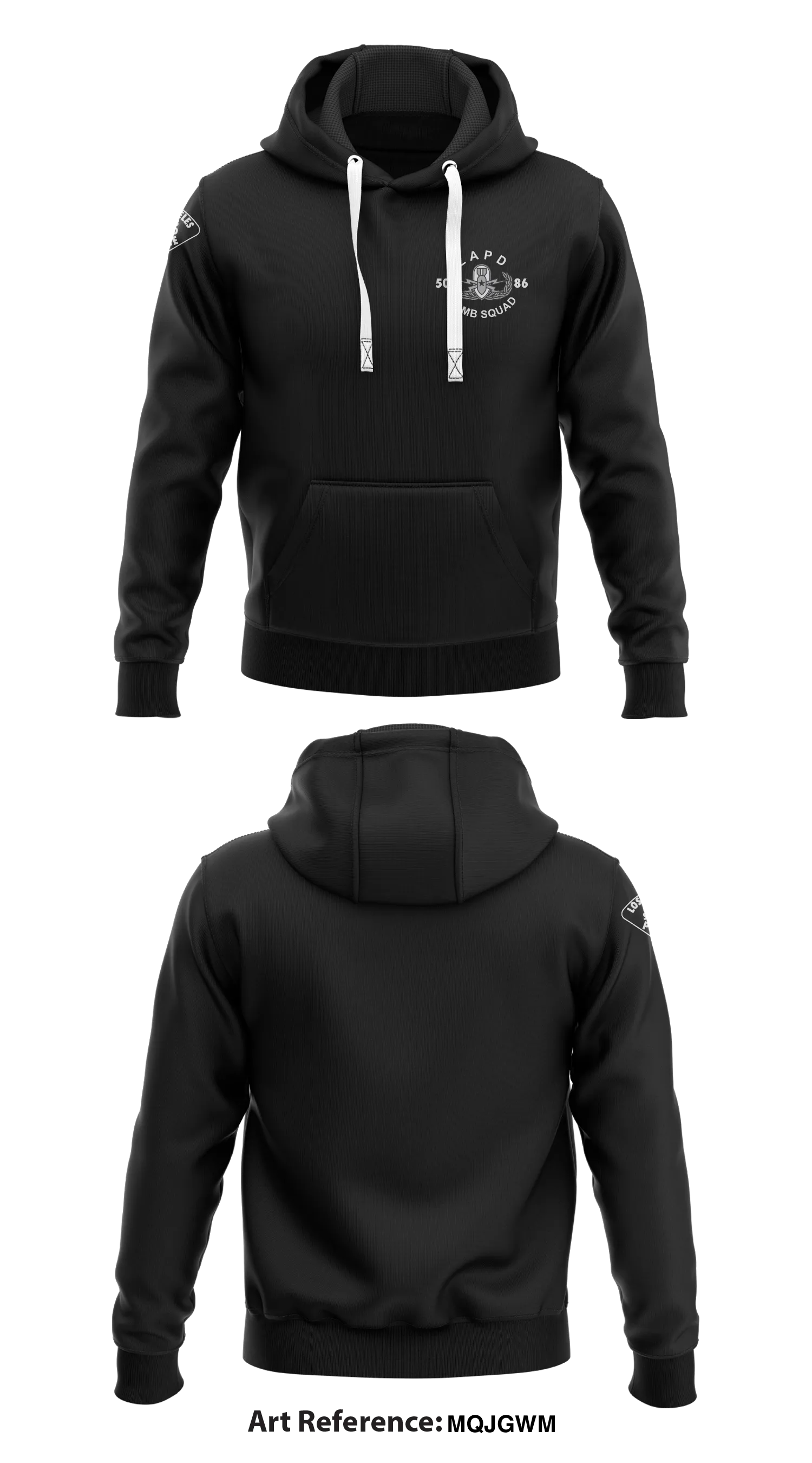 LAPD Bomb Squad Store 1  Core Men's Hooded Performance Sweatshirt - MQJGWm