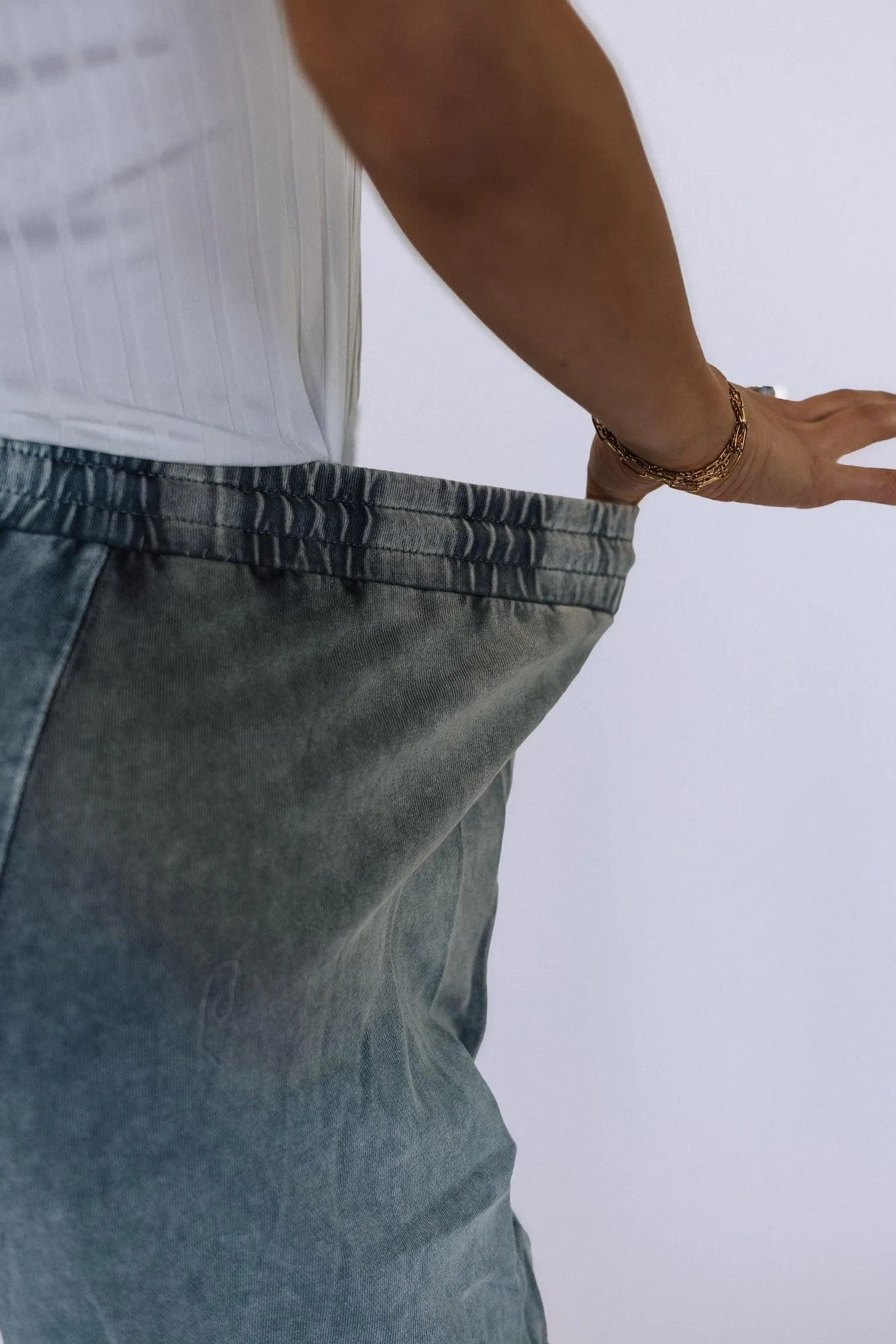 Lisa Pants in Faded Teal