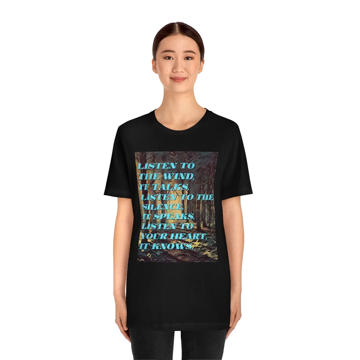 Listen to the Wind, it Talks Short Sleeve Tee